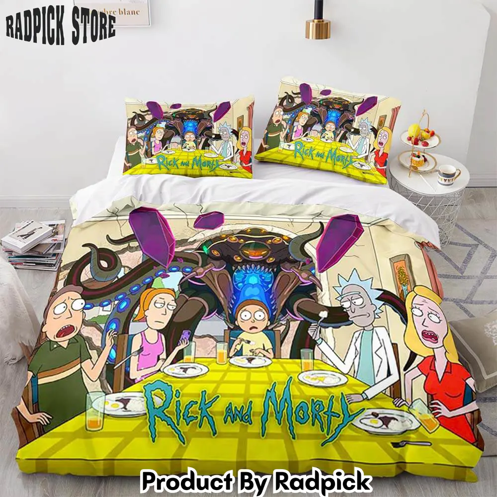 Rickand morty season5 bedding set quilt duvet cover bedding sets  rp0424368